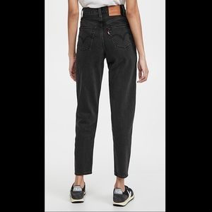 Levi’s high loose taper black jeans